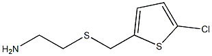 2-{[(5-chlorothien-2-yl)methyl]thio}ethanamine Struktur