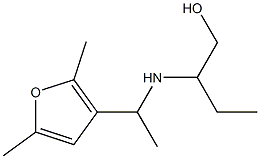 2-{[1-(2,5-dimethylfuran-3-yl)ethyl]amino}butan-1-ol Struktur