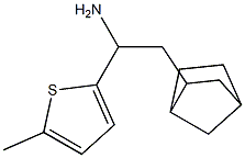 2-{bicyclo[2.2.1]heptan-2-yl}-1-(5-methylthiophen-2-yl)ethan-1-amine Struktur