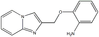 2-{imidazo[1,2-a]pyridin-2-ylmethoxy}aniline Struktur