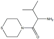 2-amino-3-methyl-1-(thiomorpholin-4-yl)butan-1-one Struktur