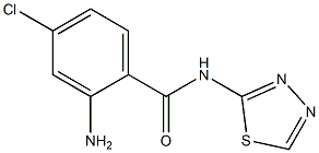 2-amino-4-chloro-N-(1,3,4-thiadiazol-2-yl)benzamide Struktur