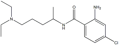 2-amino-4-chloro-N-[5-(diethylamino)pentan-2-yl]benzamide Struktur