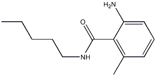 2-amino-6-methyl-N-pentylbenzamide Struktur