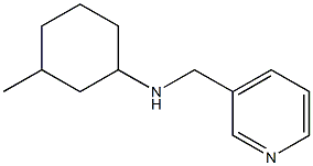 3-methyl-N-(pyridin-3-ylmethyl)cyclohexan-1-amine Struktur