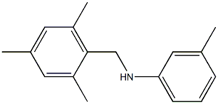 3-methyl-N-[(2,4,6-trimethylphenyl)methyl]aniline Struktur