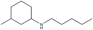 3-methyl-N-pentylcyclohexan-1-amine Struktur