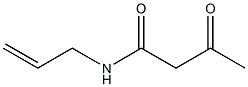 3-oxo-N-(prop-2-en-1-yl)butanamide Struktur