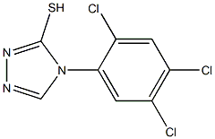 4-(2,4,5-trichlorophenyl)-4H-1,2,4-triazole-3-thiol Struktur