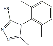 4-(2,6-dimethylphenyl)-5-methyl-4H-1,2,4-triazole-3-thiol Struktur