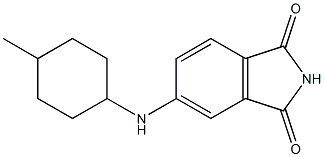 5-[(4-methylcyclohexyl)amino]-2,3-dihydro-1H-isoindole-1,3-dione Struktur