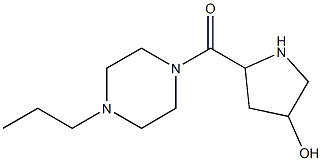 5-[(4-propylpiperazin-1-yl)carbonyl]pyrrolidin-3-ol Struktur