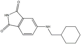 5-[(cyclohexylmethyl)amino]-2,3-dihydro-1H-isoindole-1,3-dione Struktur