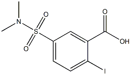 5-[(dimethylamino)sulfonyl]-2-iodobenzoic acid Struktur