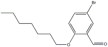 5-bromo-2-(heptyloxy)benzaldehyde Struktur