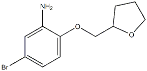 5-bromo-2-(oxolan-2-ylmethoxy)aniline Struktur