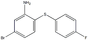 5-bromo-2-[(4-fluorophenyl)sulfanyl]aniline Struktur