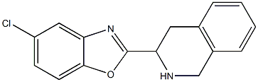 5-chloro-2-(1,2,3,4-tetrahydroisoquinolin-3-yl)-1,3-benzoxazole Struktur