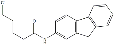 5-chloro-N-(9H-fluoren-2-yl)pentanamide Struktur