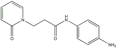 N-(4-aminophenyl)-3-(2-oxopyridin-1(2H)-yl)propanamide Struktur