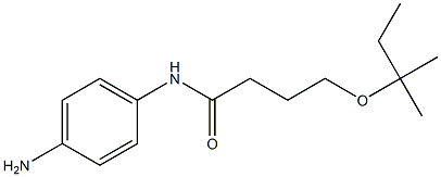 N-(4-aminophenyl)-4-[(2-methylbutan-2-yl)oxy]butanamide Struktur