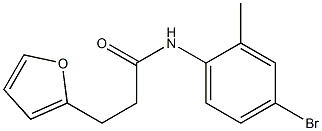 N-(4-bromo-2-methylphenyl)-3-(furan-2-yl)propanamide Struktur