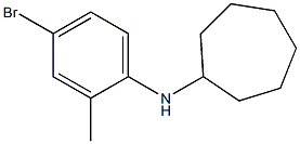 N-(4-bromo-2-methylphenyl)cycloheptanamine Struktur