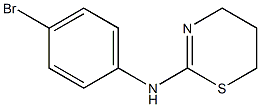 N-(4-bromophenyl)-5,6-dihydro-4H-1,3-thiazin-2-amine Struktur