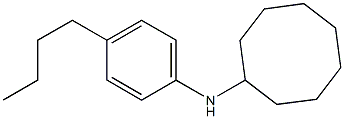 N-(4-butylphenyl)cyclooctanamine Struktur