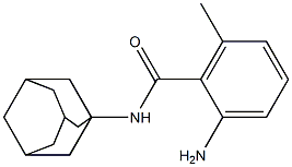 N-(adamantan-1-yl)-2-amino-6-methylbenzamide Struktur