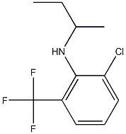 N-(butan-2-yl)-2-chloro-6-(trifluoromethyl)aniline Struktur