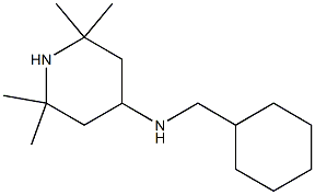 N-(cyclohexylmethyl)-2,2,6,6-tetramethylpiperidin-4-amine Struktur