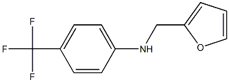 N-(furan-2-ylmethyl)-4-(trifluoromethyl)aniline Struktur