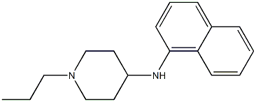 N-(naphthalen-1-yl)-1-propylpiperidin-4-amine Struktur