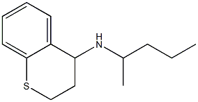 N-(pentan-2-yl)-3,4-dihydro-2H-1-benzothiopyran-4-amine Struktur