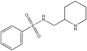 N-(piperidin-2-ylmethyl)benzenesulfonamide Struktur