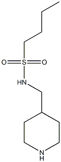 N-(piperidin-4-ylmethyl)butane-1-sulfonamide Struktur