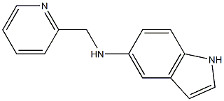 N-(pyridin-2-ylmethyl)-1H-indol-5-amine Struktur