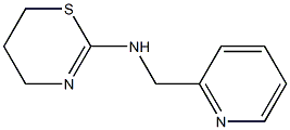 N-(pyridin-2-ylmethyl)-5,6-dihydro-4H-1,3-thiazin-2-amine Struktur