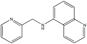 N-(pyridin-2-ylmethyl)quinolin-5-amine Struktur