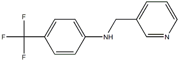 N-(pyridin-3-ylmethyl)-4-(trifluoromethyl)aniline Struktur