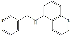 N-(pyridin-3-ylmethyl)quinolin-5-amine Struktur