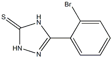 5-(2-bromophenyl)-2,4-dihydro-3H-1,2,4-triazole-3-thione Struktur