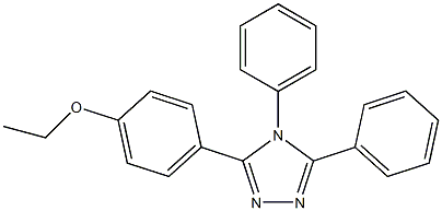 4-(4,5-diphenyl-4H-1,2,4-triazol-3-yl)phenyl ethyl ether Struktur