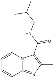 N-isobutyl-2-methylimidazo[1,2-a]pyridine-3-carboxamide Struktur