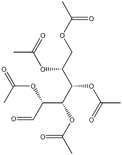 Galactose pentaacetate Struktur