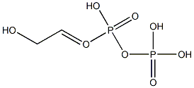 Hydroxyethylidene diphosphate Struktur