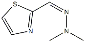 N,N-DIMETHYL-N''-[1-THIAZOL-2-YL-METH-(E/Z)-YLIDENE]-HYDRAZINE Struktur