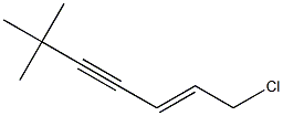 1-Chloro-6,6-dimethylhept-2-en-4-yne Struktur