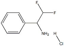 2,2-Difluoro-1-phenylethylaminehydrochloride Struktur